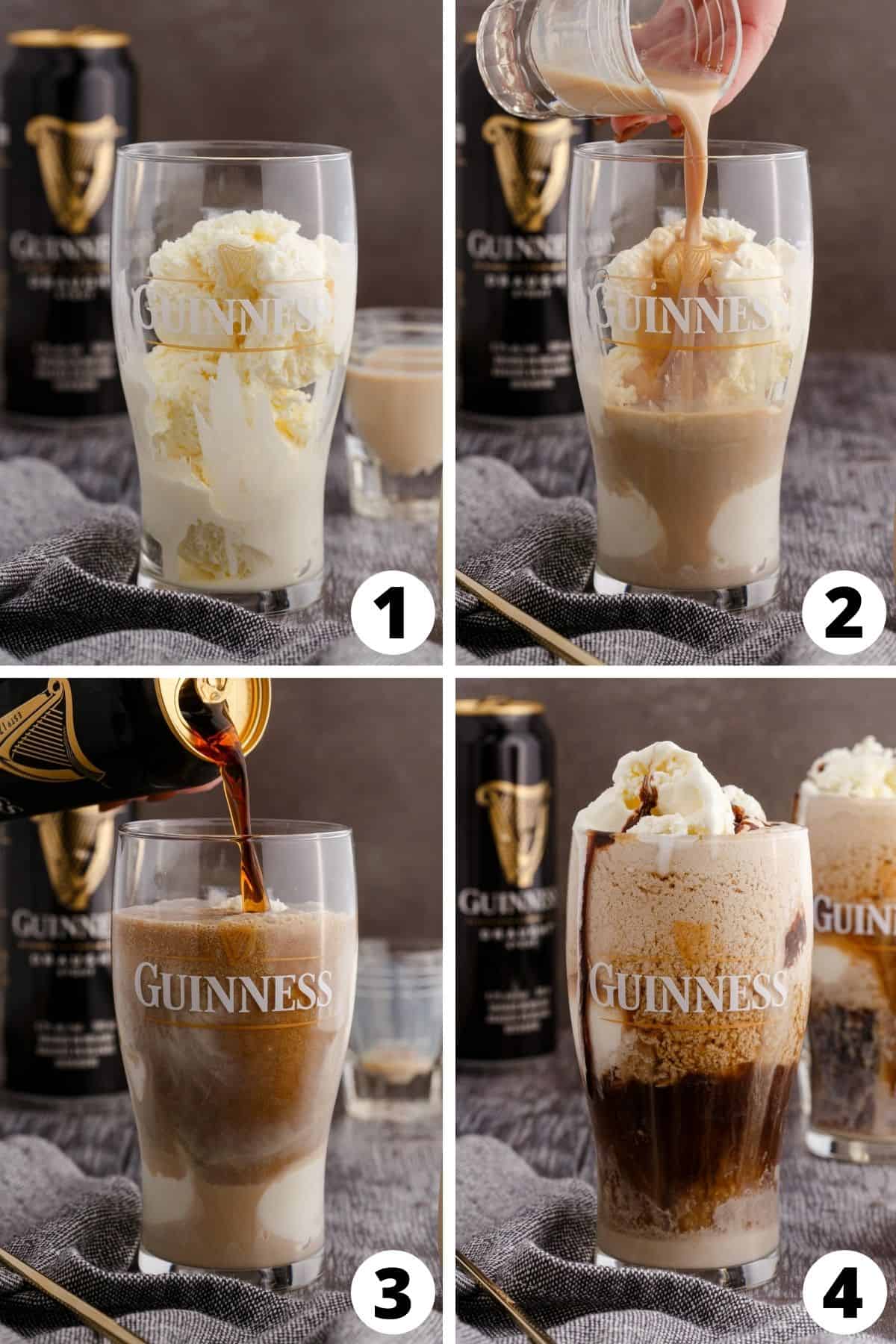 How to Make an Irish Float with Guinnes and Baileys