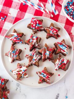 4th of July Star Brownies Web Story