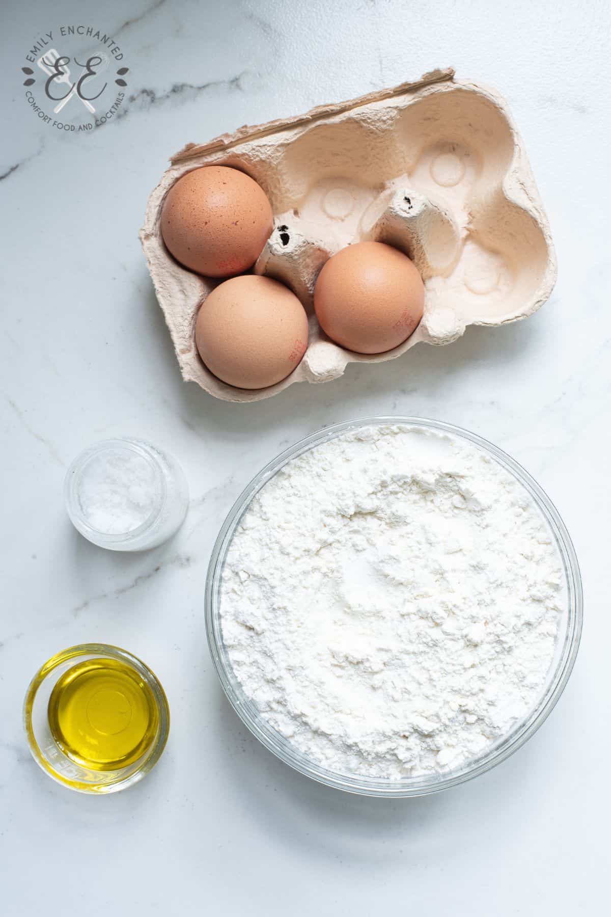 Homemade Pasta Ingredients