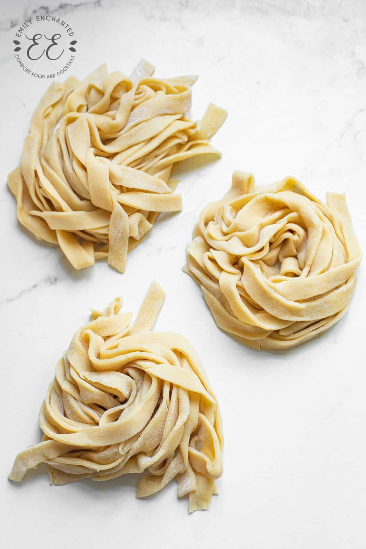 2 Ingredient Homemade Pasta Recipe (Without A Machine)