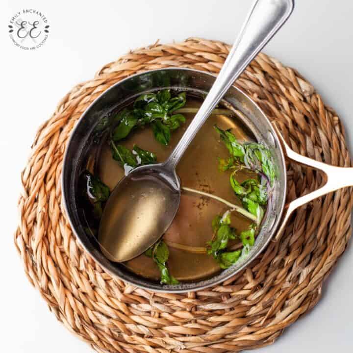 Mint Simple Syrup Featured Image