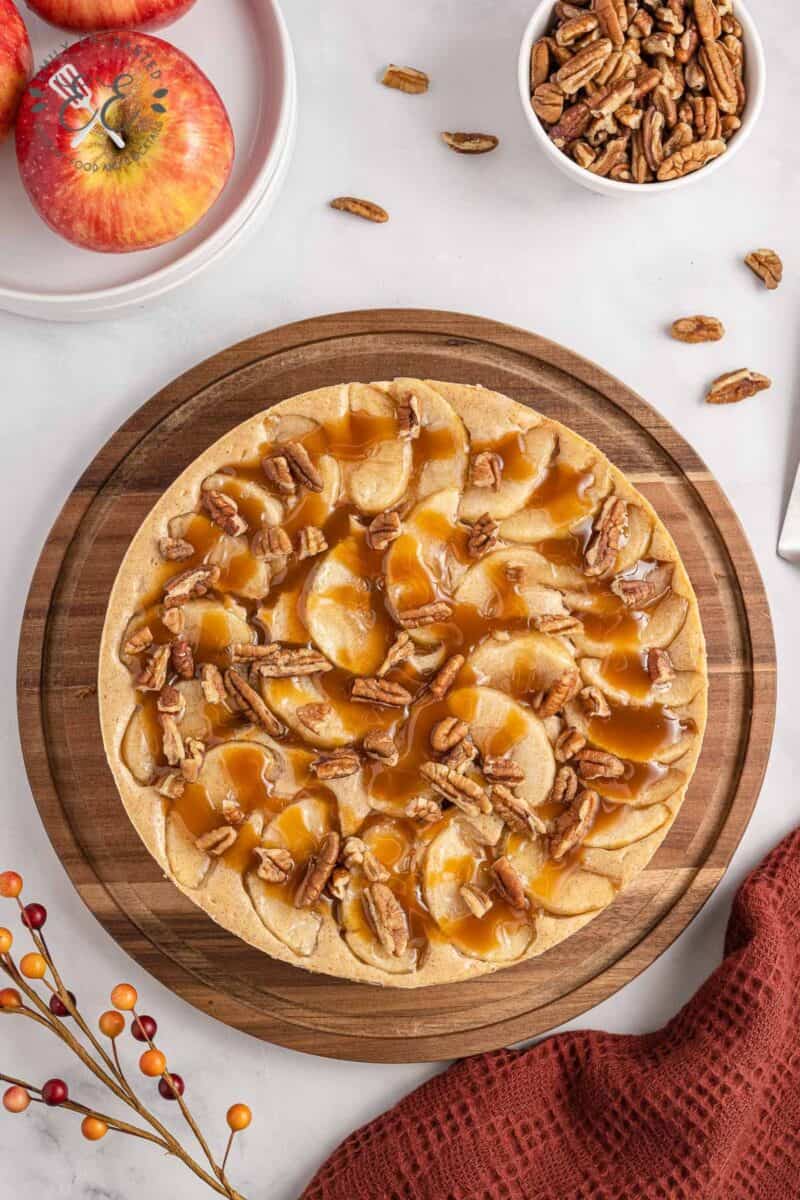 The Best Caramel Apple Cheesecake Perfect for Fall
