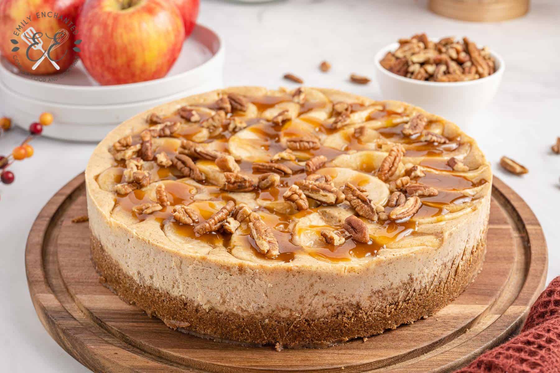 Caramel Apple Cheesecake