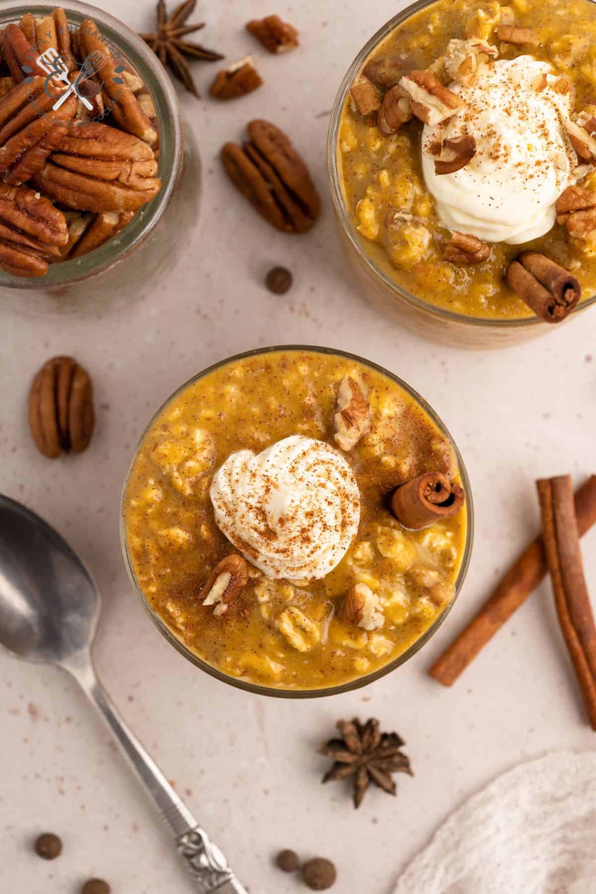 Pumpkin Pie Overnight Oats