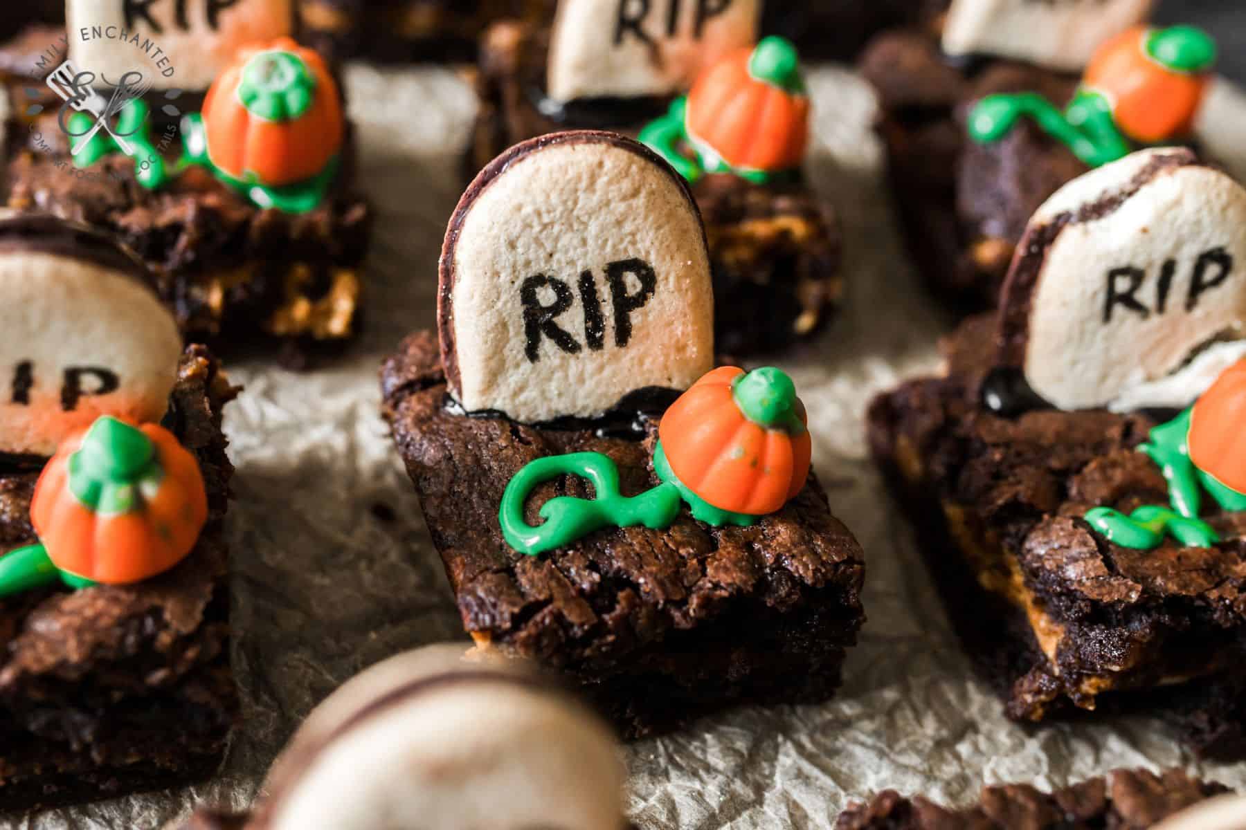 Graveyard Brownies