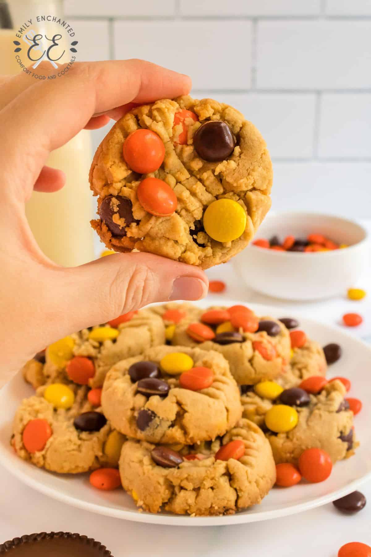 Peanut Butter Reese’s Pieces Cookies