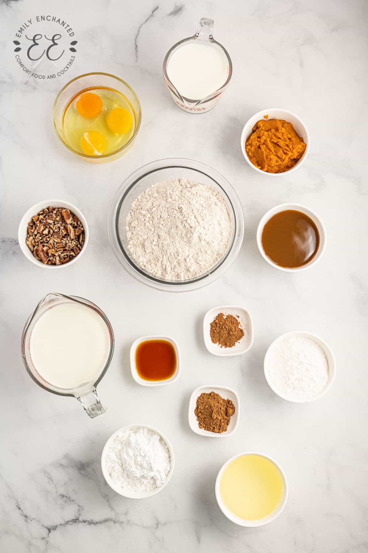 Pumpkin Poke Cake Ingredients