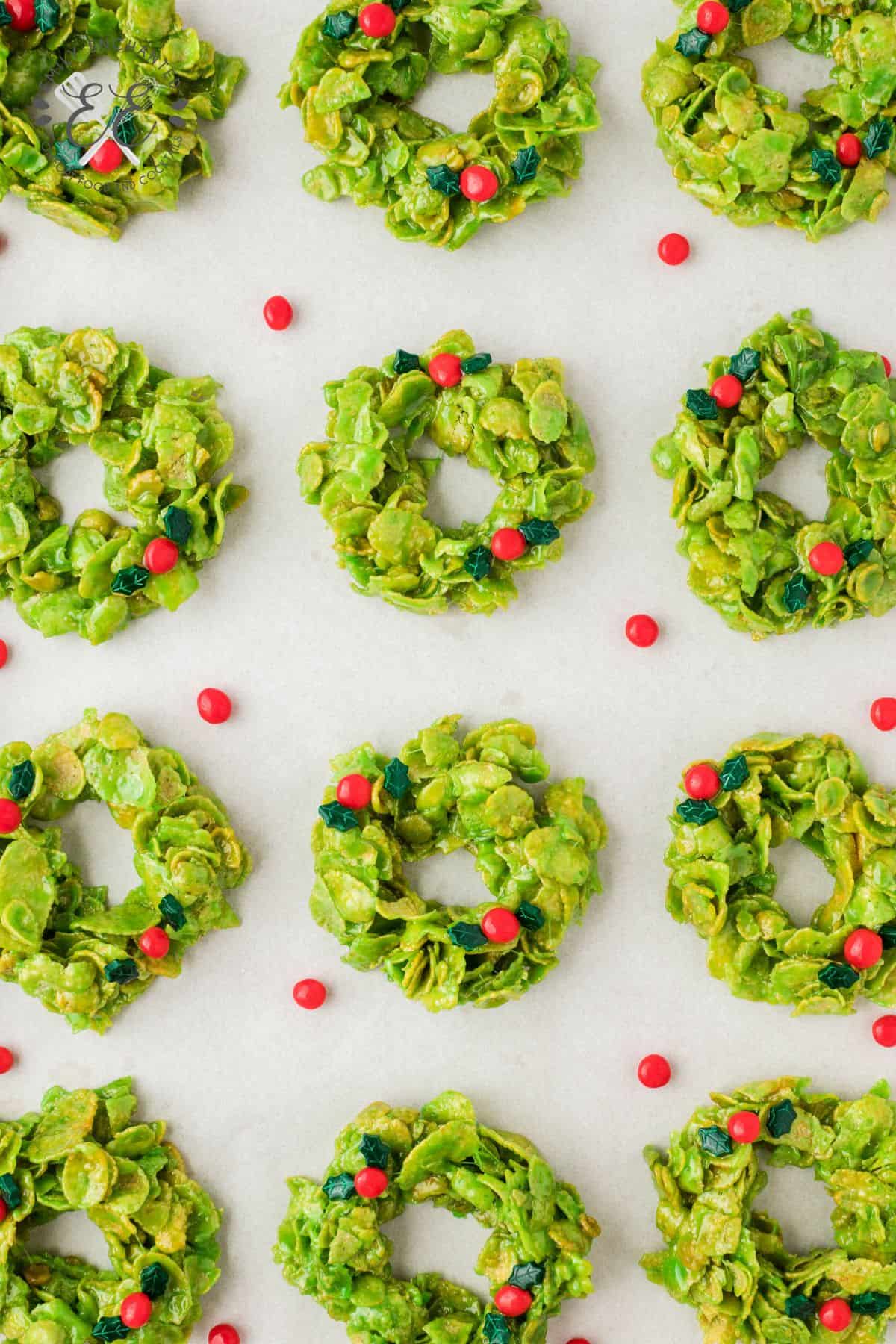 Cornflake Wreaths