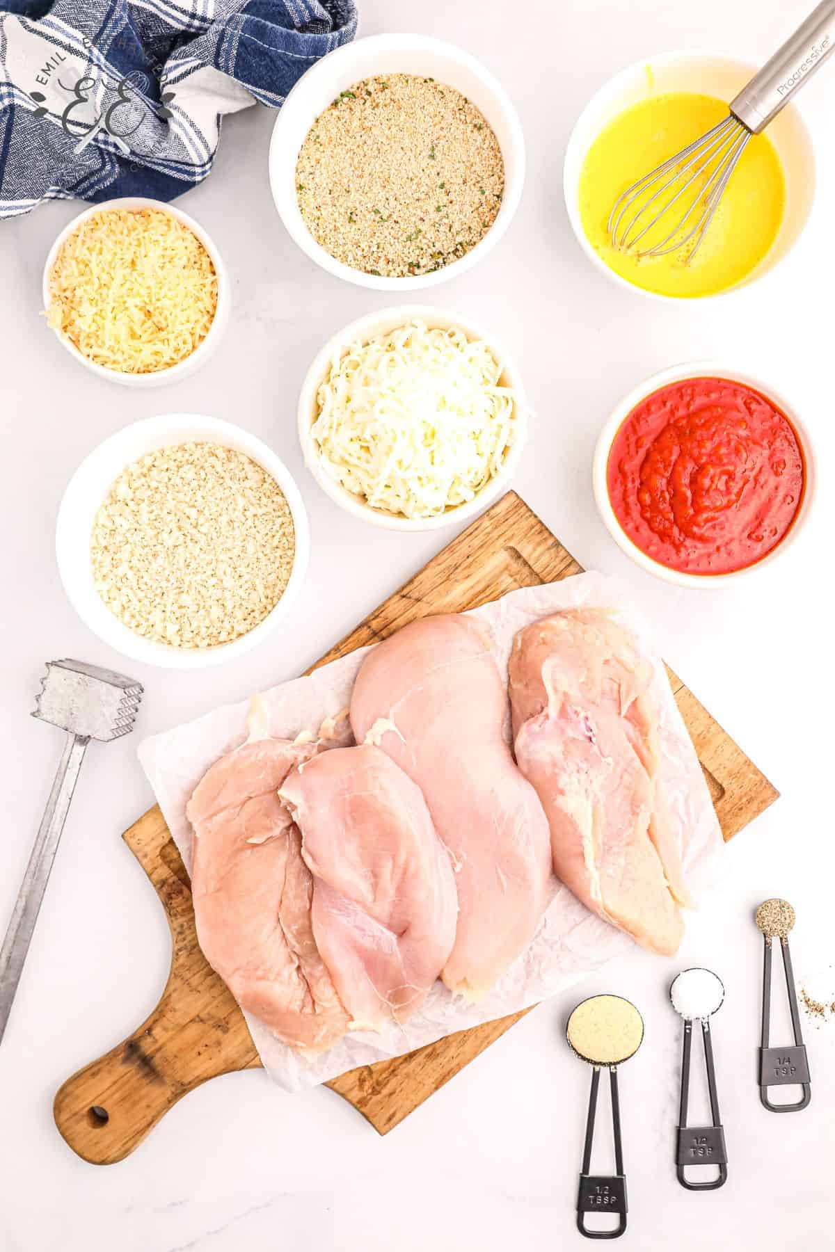 Air Fryer Chicken Parm Ingredients