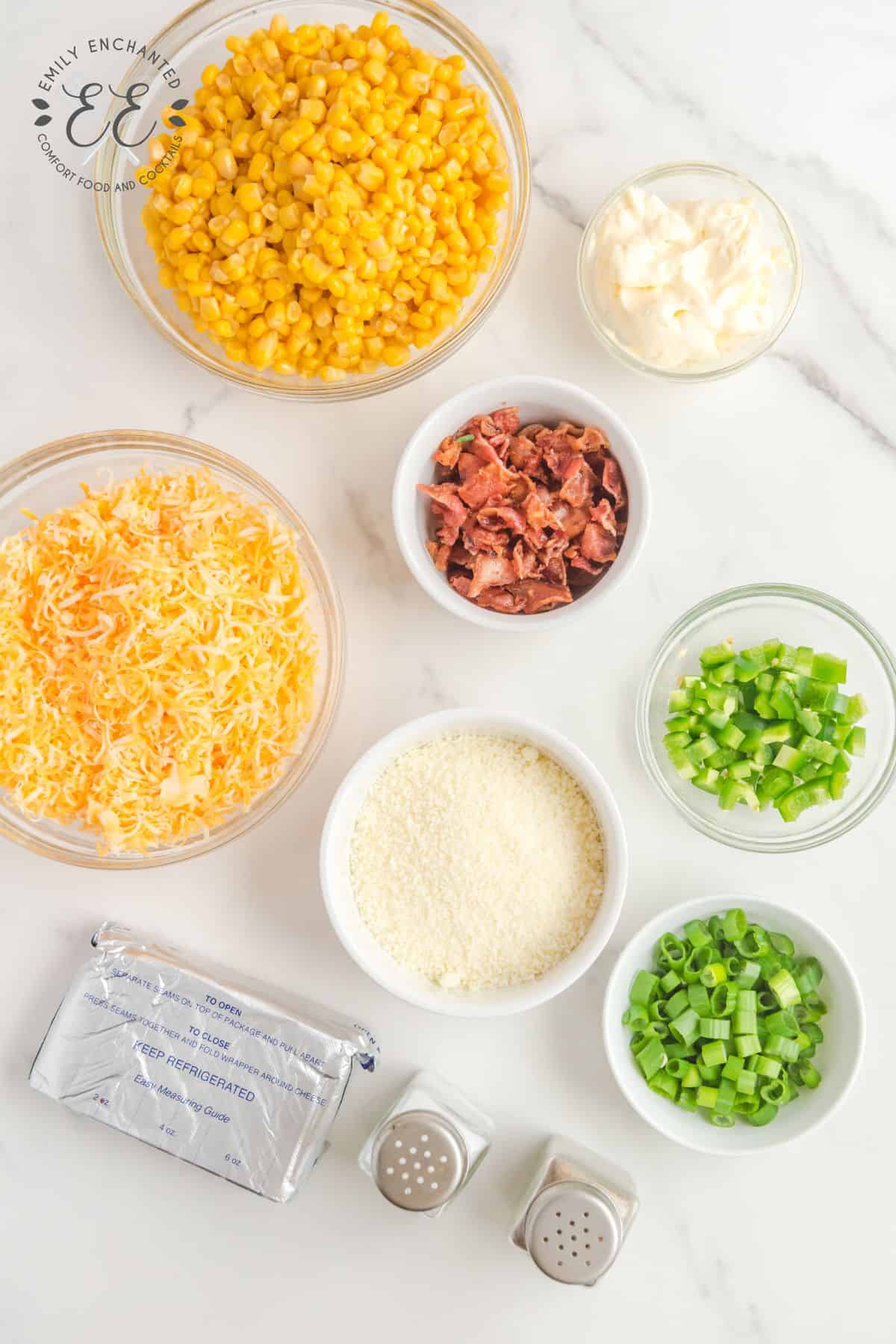 Crack Corn Dip Ingredients