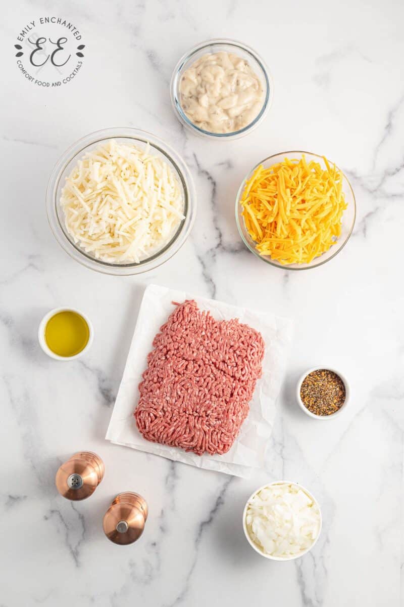 The Best Hamburger Hash Brown Casserole