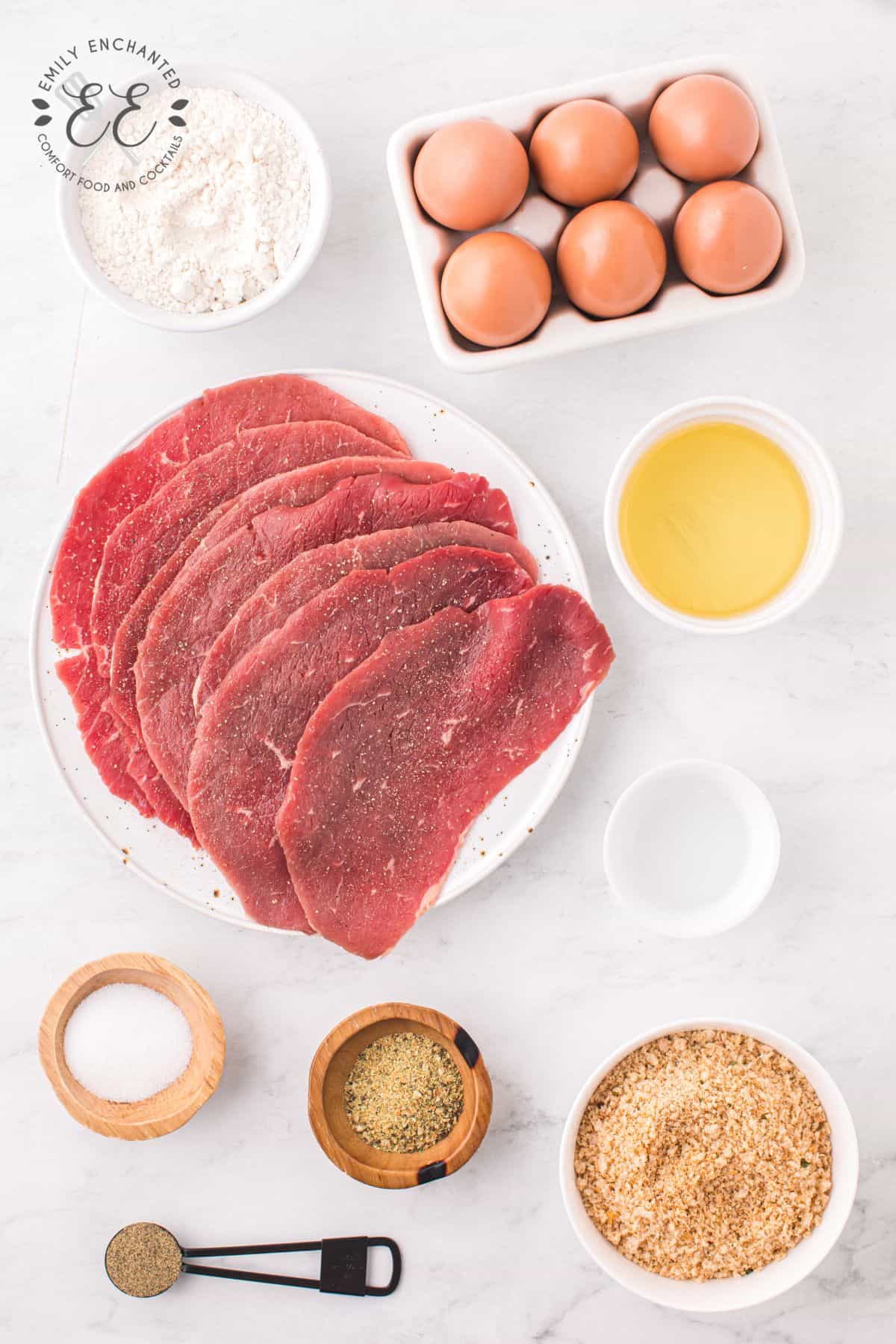 Milanesa Steak Ingredients