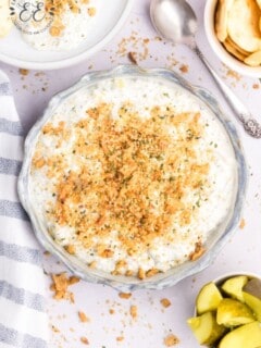 Fried Pickle Dip in a bowl