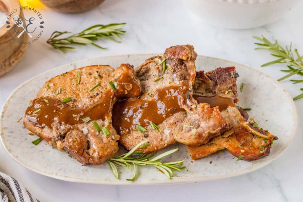 Mustard Balsamic Pork Chops