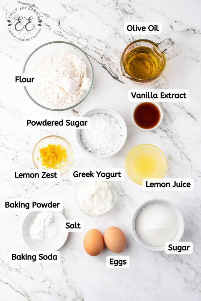 Lemon Olive Oil Cake Recipe Ingredients